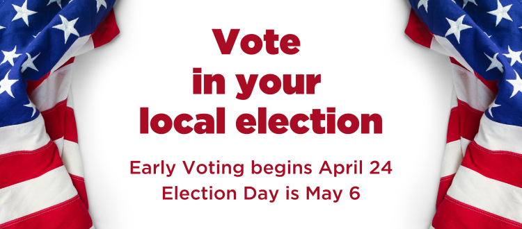 Make your voice heard in your local election this May