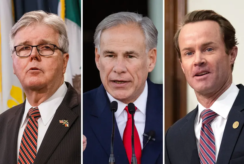 From The Texas Tribune: Tension over property taxes produces rare public clash between Dan Patrick, Greg Abbott