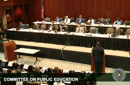 Texas House Public Education Committee holds lengthy meeting on virtual schools, civics, and other education bills