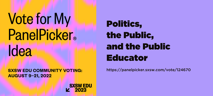 Vote for ATPE’s SXSW EDU Session Proposal by Aug. 21!