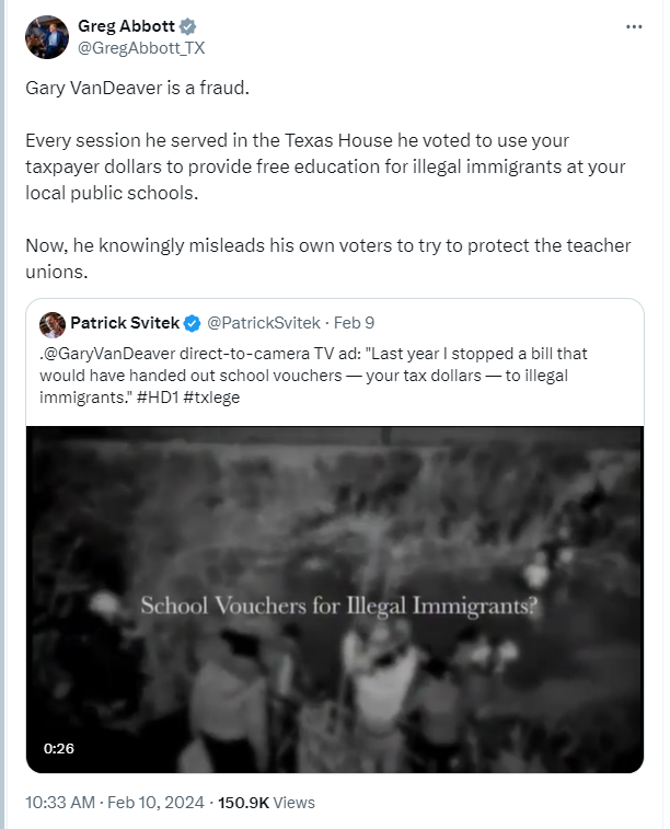 Abbott tweet 2-10-24